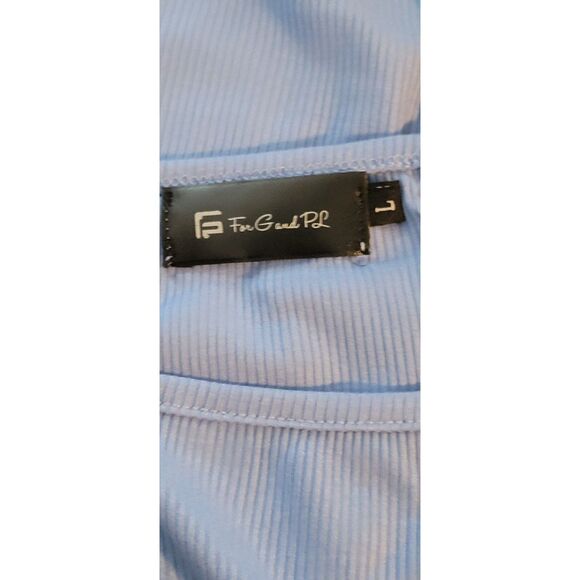 For G and PL Mesh Puff Polka Dot Long Sleeve Blouse Sz L - Picture 7 of 8